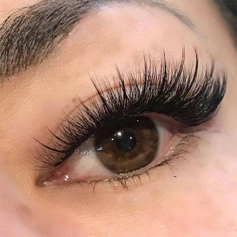 Wholesale Private Label Cashmere Matte Black Individual Lash Extension (8-25mm) Mixed Length