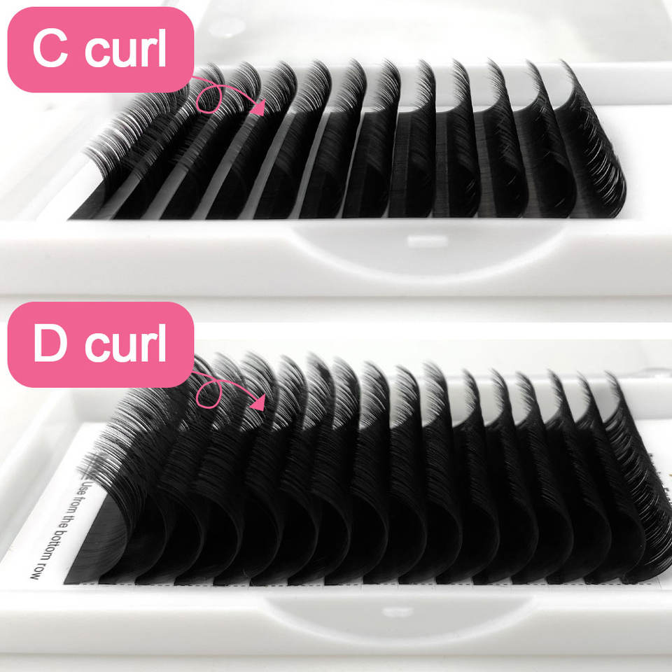 Wholesale Private Label Cashmere Matte Black Individual Lash Extension (8-25mm) Mixed Length