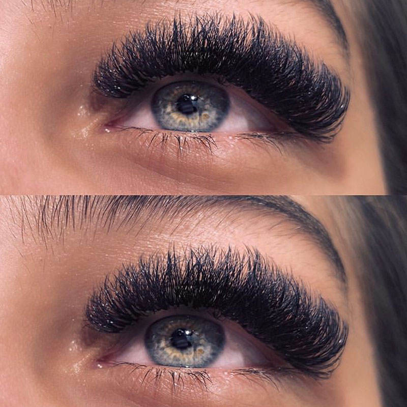 Wholesale Private Label Cashmere Matte Black Individual Lash Extension (8-25mm) Mixed Length
