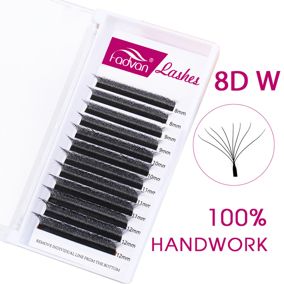 Wholesale Private Label W SHAPE Individual Eyelash Extension