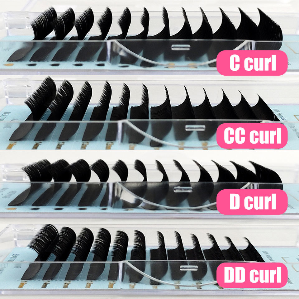 Wholesale Private Label Cashmere Matte Black Individual Lash Extension (8-25mm) Mixed Length