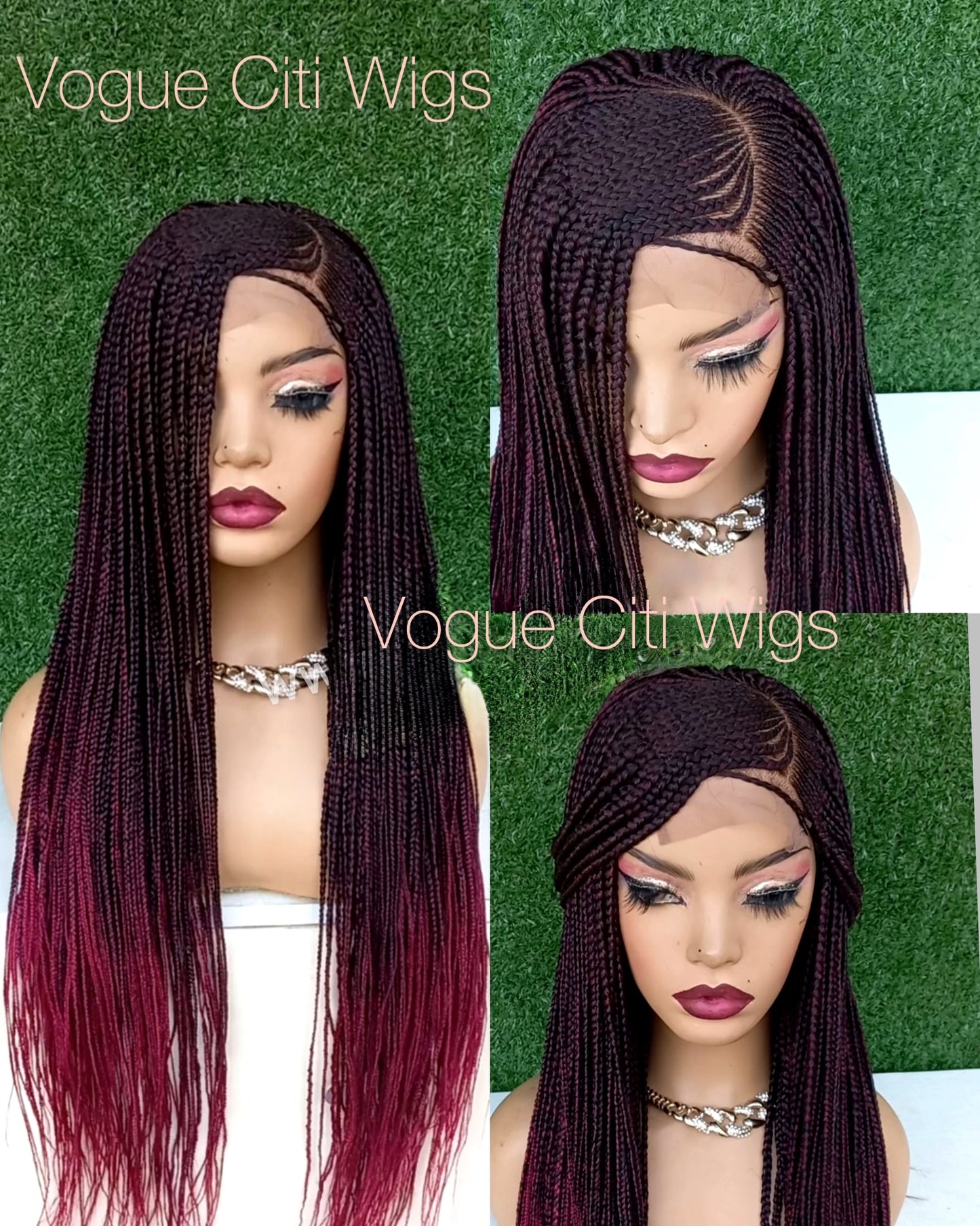 Cornrow braided wig Vogue Citi