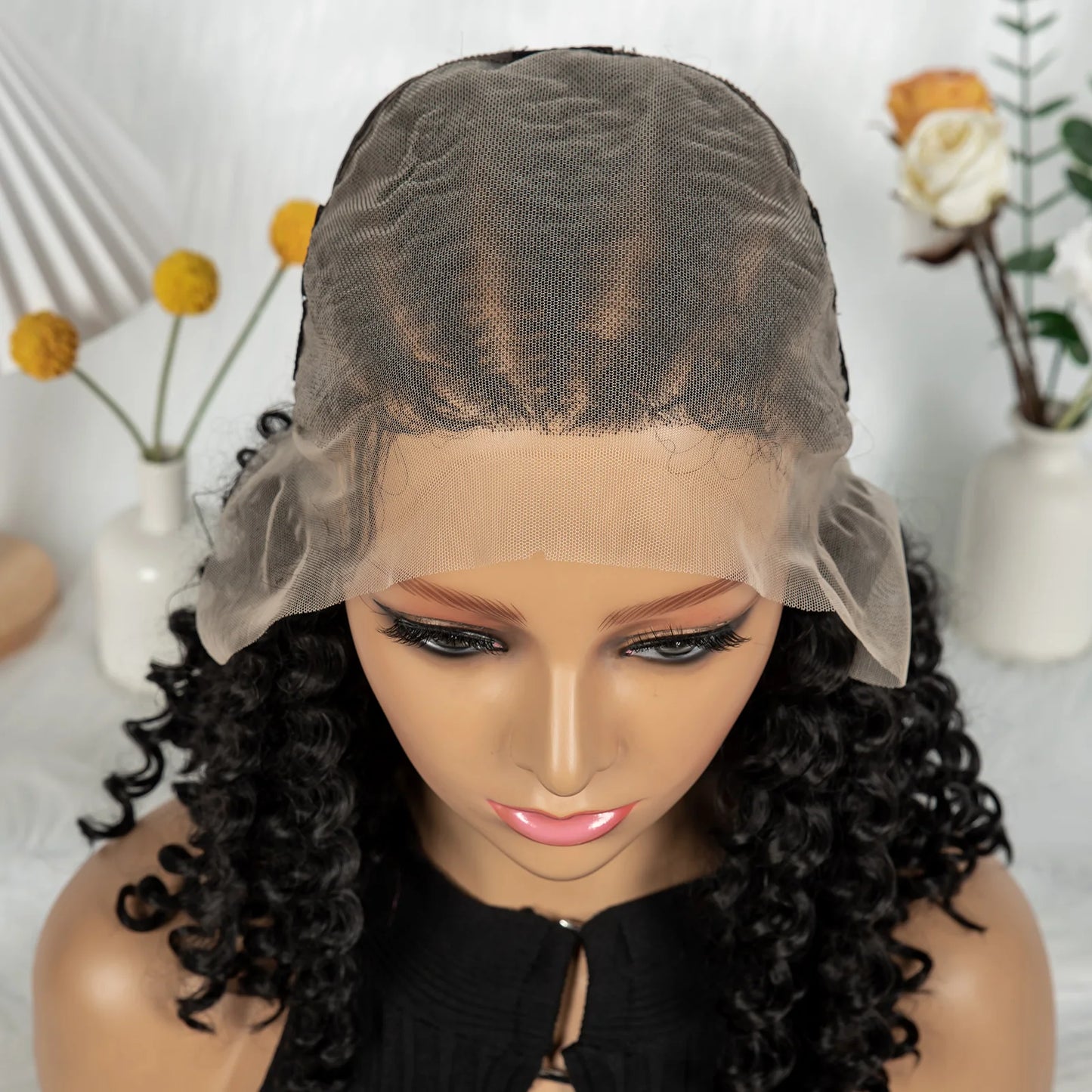 Water Wave 13x6 lace Cornrow Wig