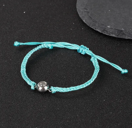 Custom Stainless Steel Projection Photo Bracelet in Gold Personalized Family & Pet Picture Couples