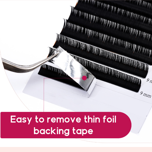 Wholesale Private Label Cashmere Matte Black Individual Lash Extension (8-25mm) Mixed Length