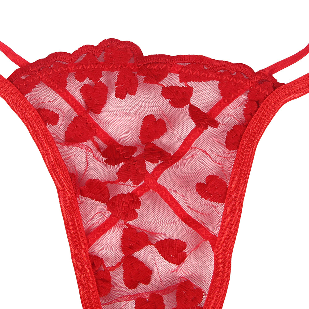 Snuggly Floral Lace Lingerie Set