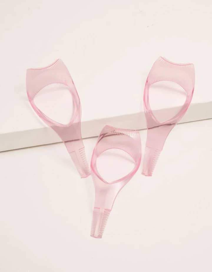 3pcs 3 In 1 Eyeliner Guide Template