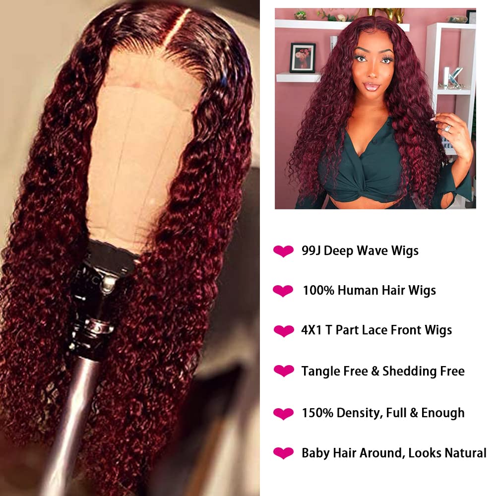 Deep Wave Lace Front Human Hair