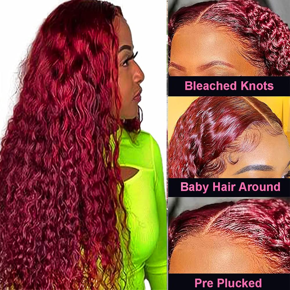 Deep Wave Lace Front Human Hair