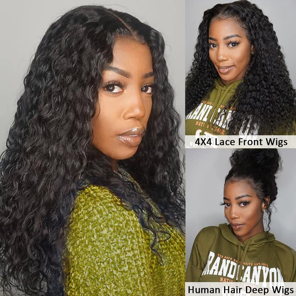 Deep Wave Lace Front Human Hair
