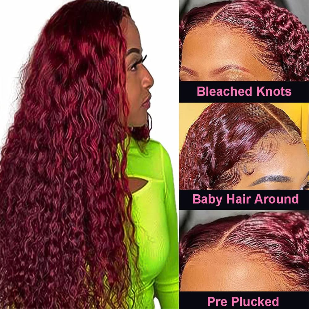 Deep Wave Lace Front Human Hair