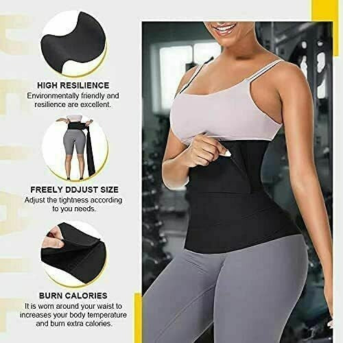 3M TikTok Snatch Me Up Bandage Wraps Lumbar Waist Support Sauna Belt Body Shaper