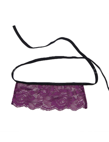 Plus Breathtaking Underwire Lingerie With Lace Eye Mask