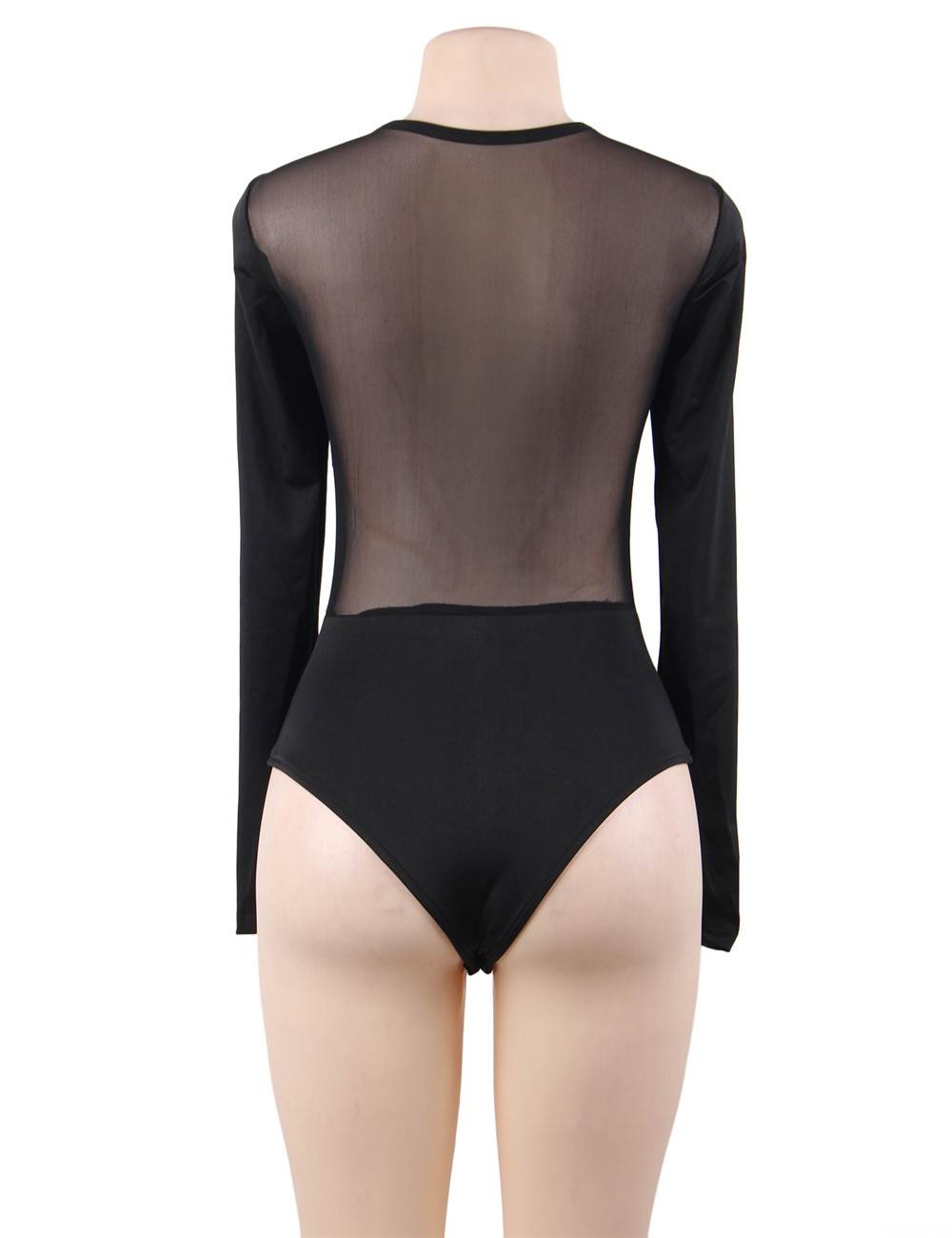 Agent Provocateur Long Sleeve Slim Mesh Bodysuit