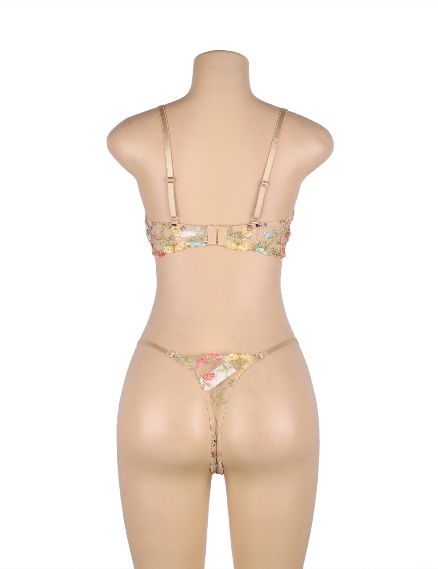 Central Foundations Floral Embroidery Lingerie Set