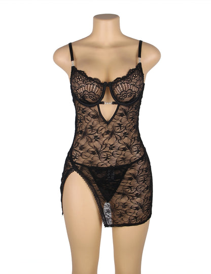 Sexy Lady’s Secret Lace Babydoll Lingerie Set