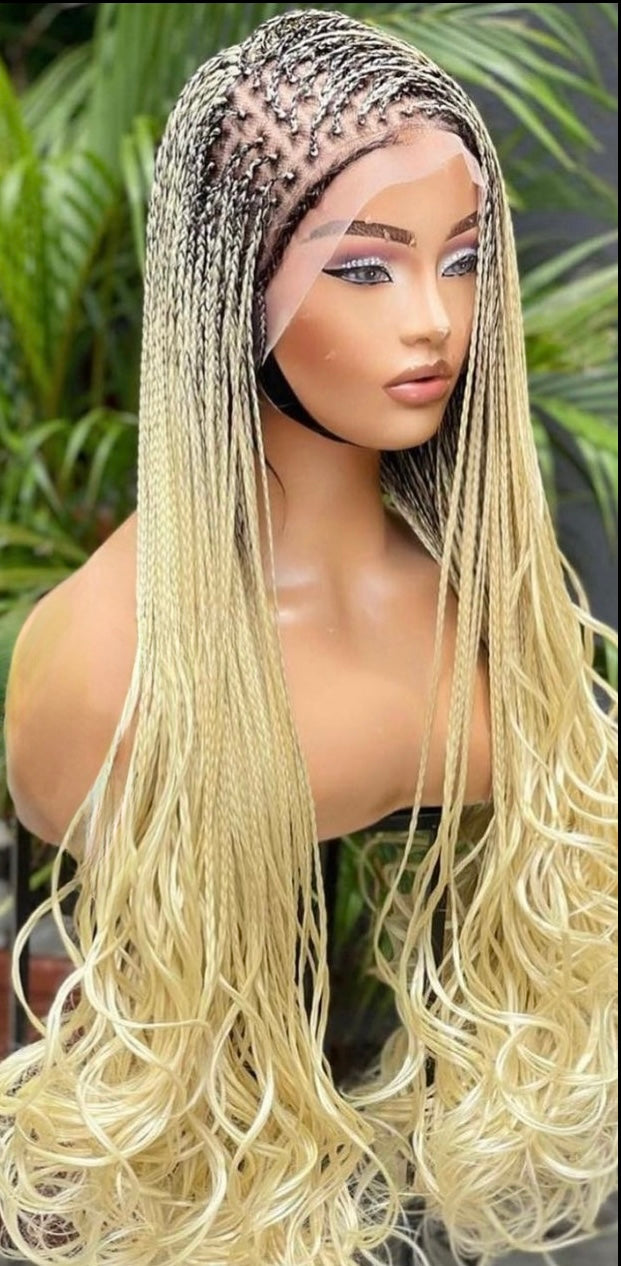 Stand out French Curls Braided Wig