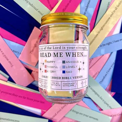 Emotionally Uplifting Bible Verses in a Jar