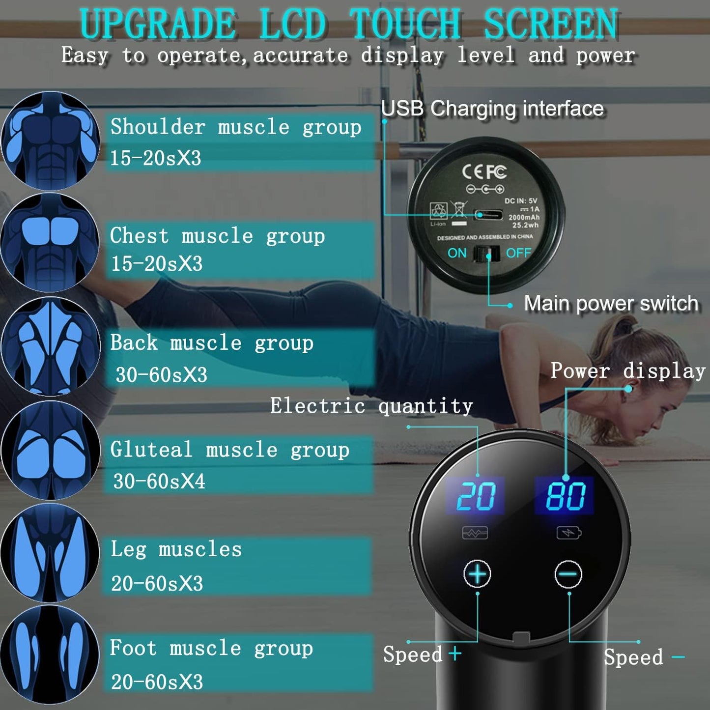 Deep Tissue Massage Gun