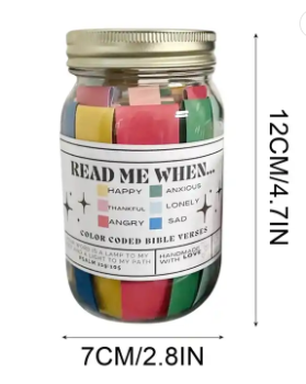 Emotionally Uplifting Bible Verses in a Jar