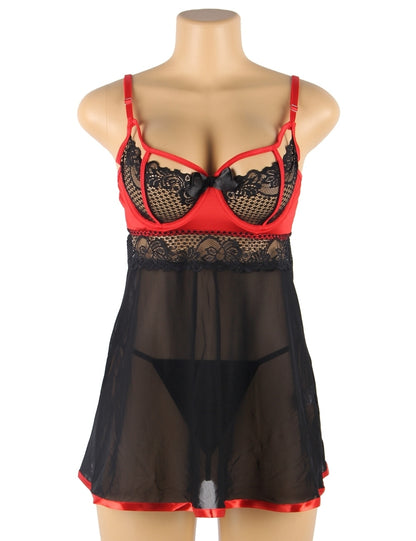 Plus Take Me Home Lace with Underwire Lingerie