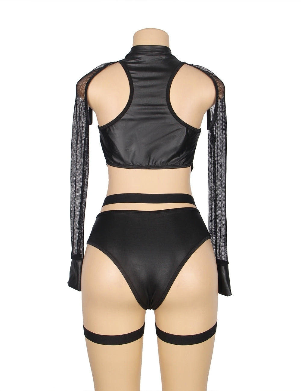 Femme Fatale Long Sleeve Lingerie Set