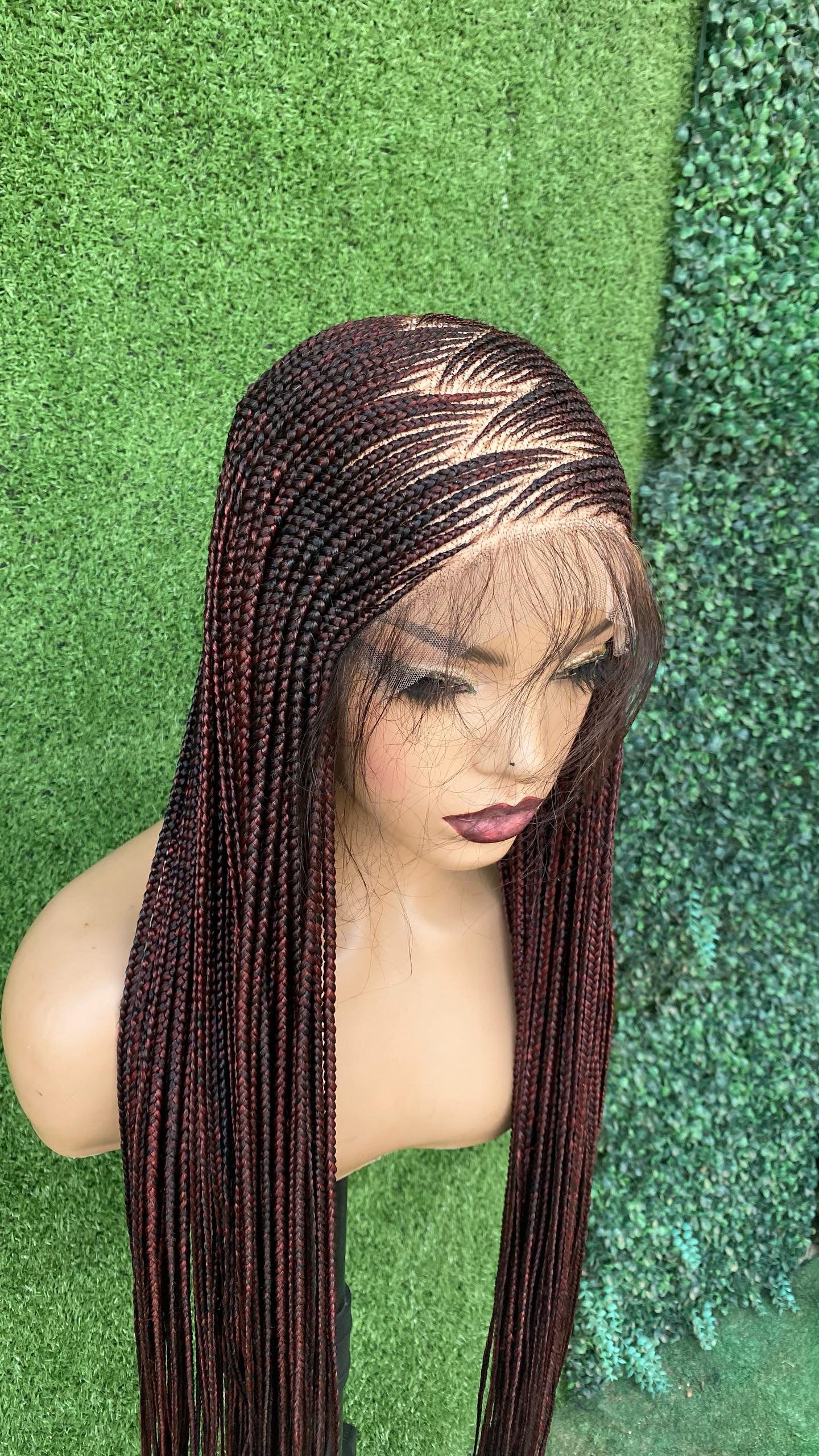 Queen Amina Cornrow Braided Wig