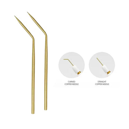 2nd Generation fine curved copper needle  plasma pen copper needle curved needle