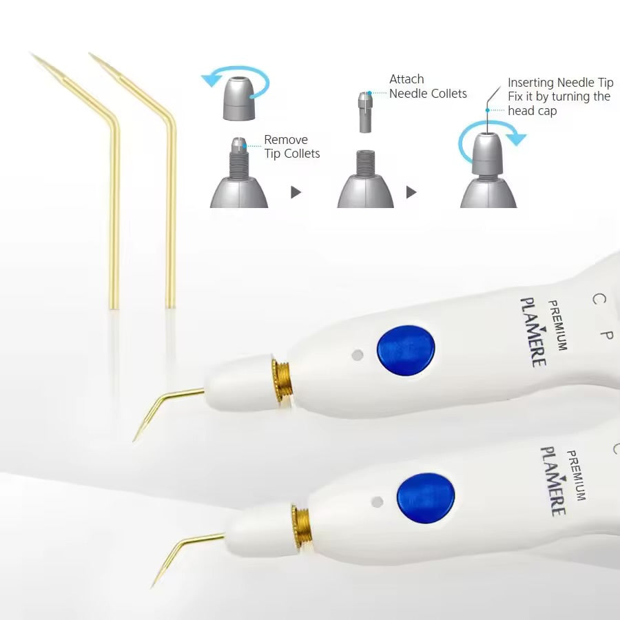 2nd Generation fine curved copper needle  plasma pen copper needle curved needle