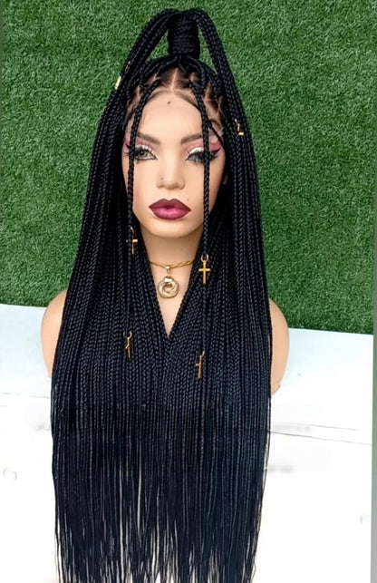 Nicole Knotless Braided Wig