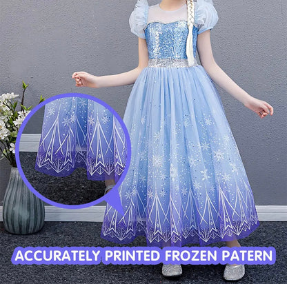 Princess Jasmine Frozen Cinderella Light Up Party Birthday Kids Costume Girls Dress