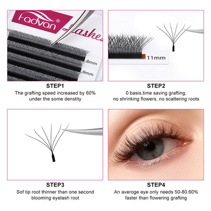 Wholesale Private Label W SHAPE Individual Eyelash Extension