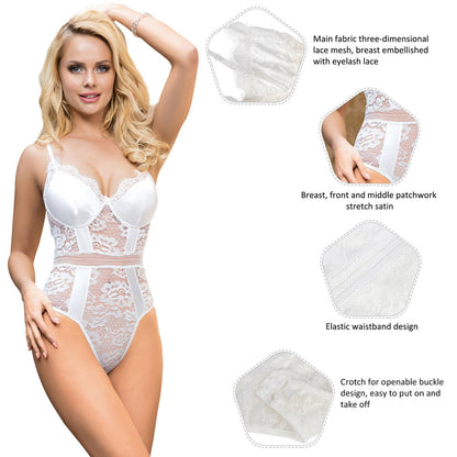 Your Secret Desires Lace Bodysuit Lingerie