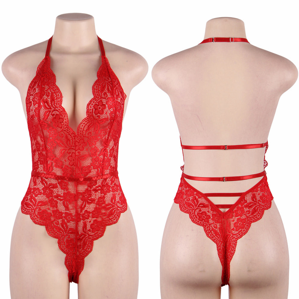 Chantilly Sexy Lace Bodysuit Lingerie