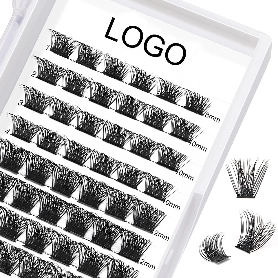 Wholesale New Design DIY Cluster Silk Segment Lashes Eyelash Extension