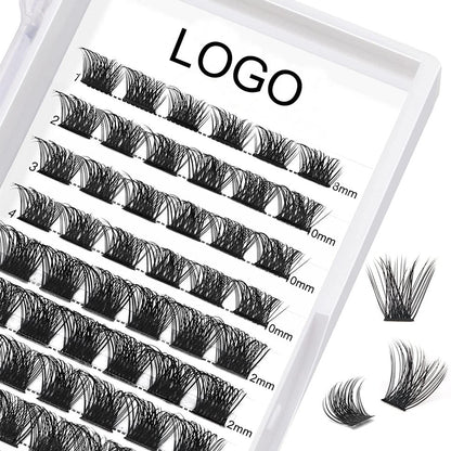 Wholesale New Design DIY Cluster Silk Segment Lashes Eyelash Extension