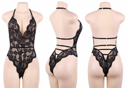 Chantilly Sexy Lace Bodysuit Lingerie