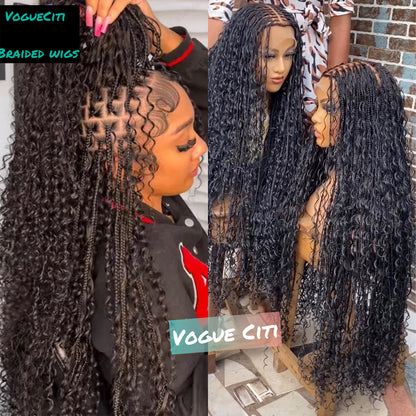 Bohemian Knotless Braided Wig