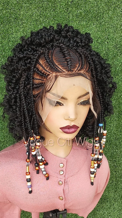 Aliyah Cornrow Braided Wig