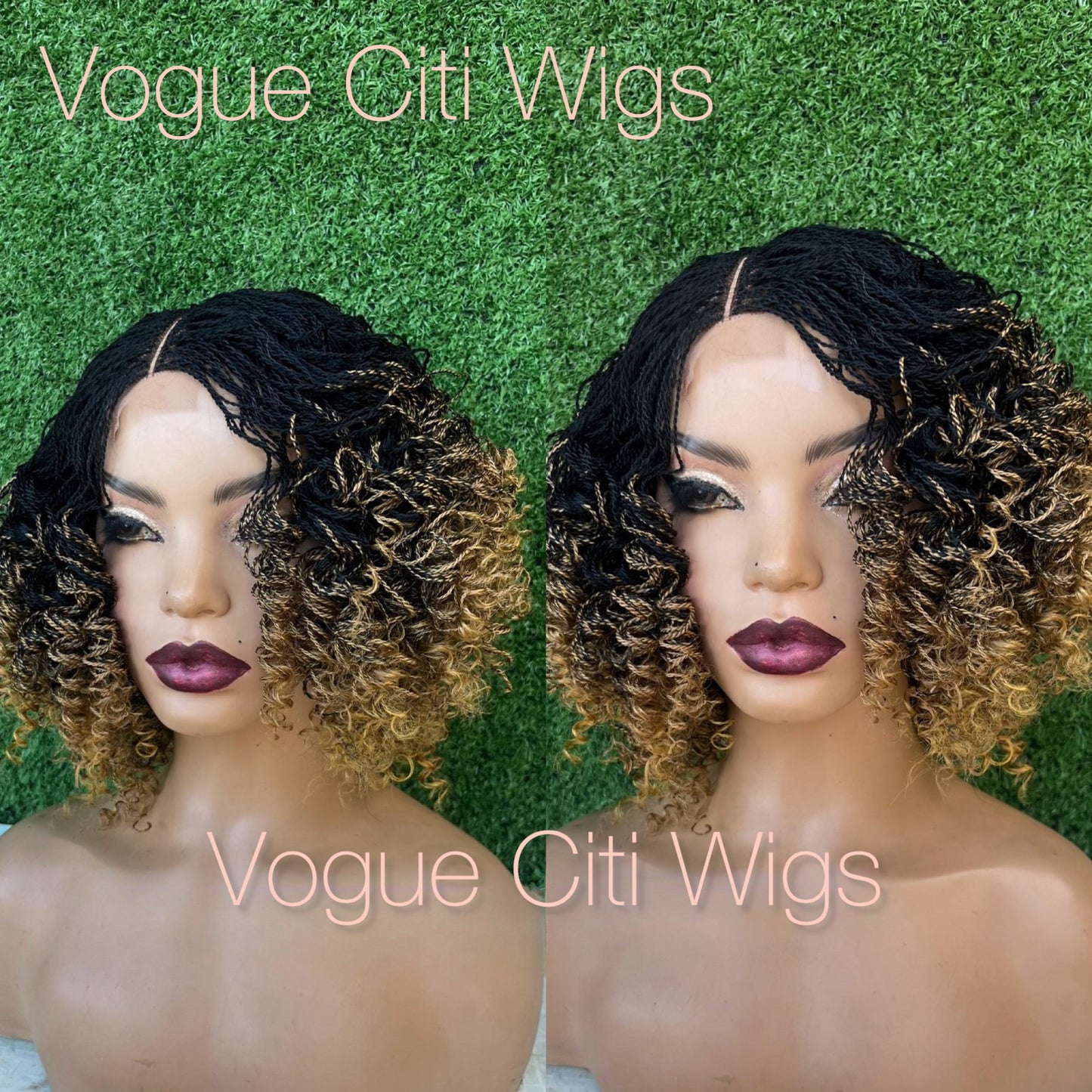 Layla Curly Twist Braided Wig