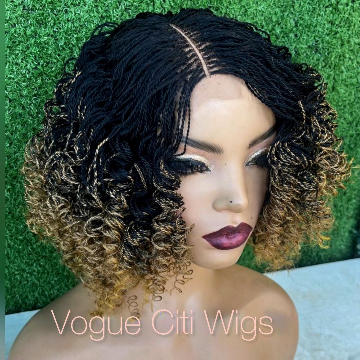 Layla Curly Twist Braided Wig