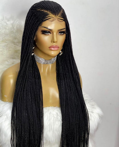 Trendy Tresses Cornrow Braided Wig