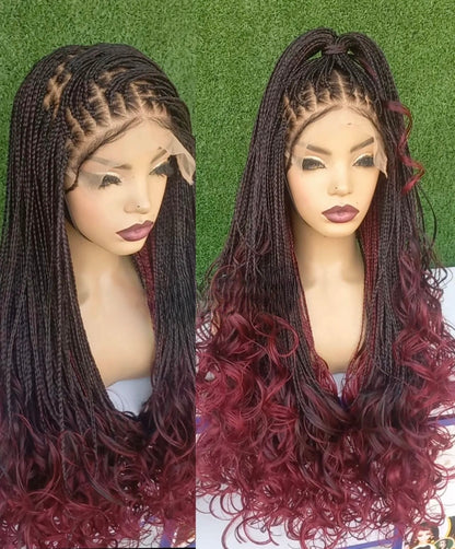 Trendy Chic Curly Braided Wig