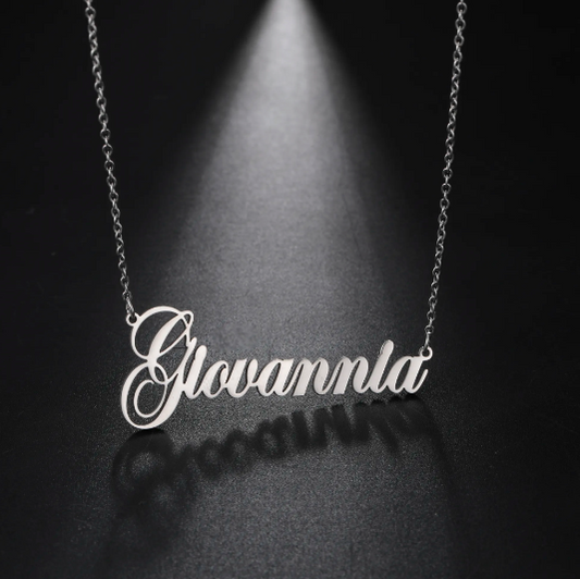 Elevate your style with our Personalized Stainless Steel Name Necklace, a stunning and meaningful accessory that's as unique as you are. Crafted with care and precision, this Golden Choker is the perfect choice for anyone seeking customized jewelry. Whether it's a gift for yourself or a cherished one, this necklace is a beautiful expression of individuality and sentiment.