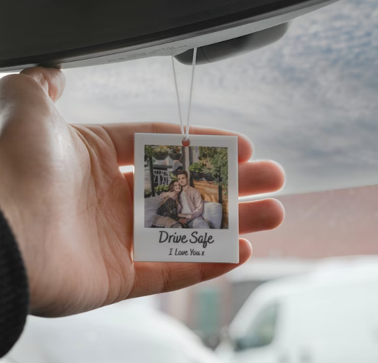 Introducing our Custom Photo Car Ornament, the perfect keepsake to celebrate special moments like passing the driving test or acquiring that first car!