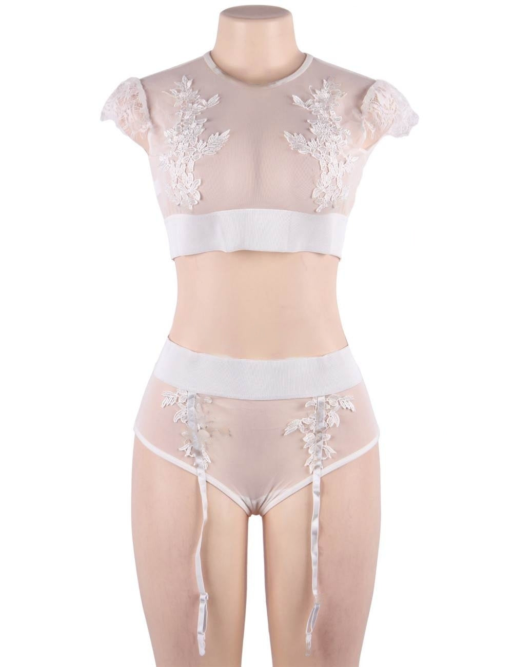 Plus Siren Lace Lingerie Set