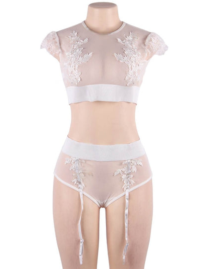 Plus Siren Lace Lingerie Set