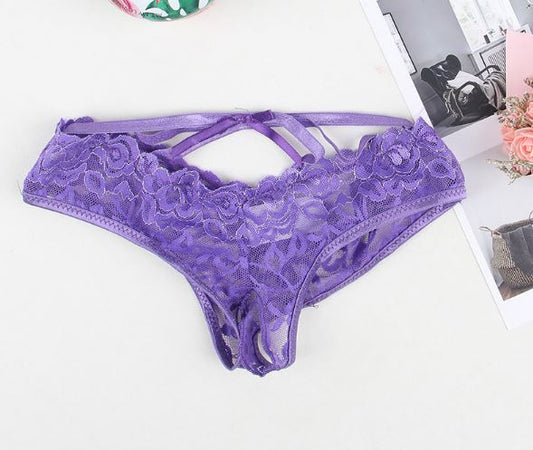 Cheeky Charm Floral Lace Lingerie Panty