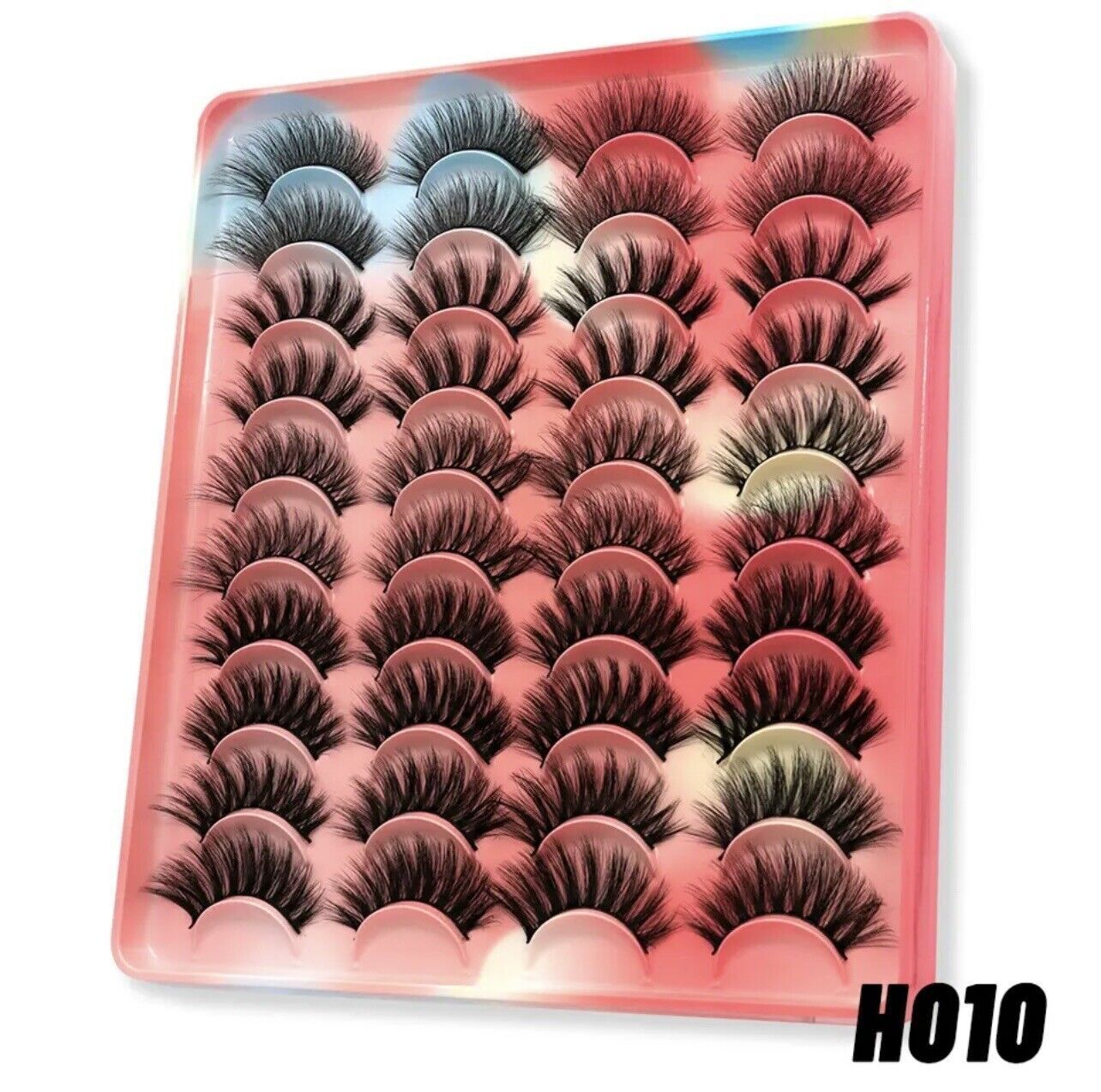 20 Pairs mink False Lashes Soft Fluffy Wispy Natural Reuasable Eyelashes