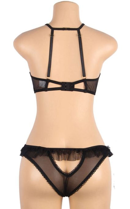 Enigmatic Ebony Lingerie Set